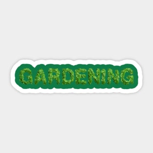 Gardening Sticker